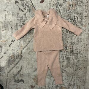 H&M baby girl bow set